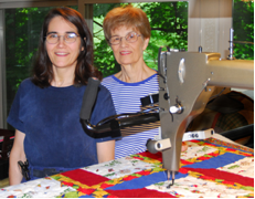 Cami, Louise, and the Quilter